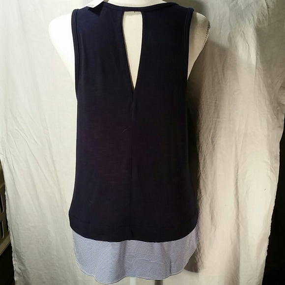 J.Crew drapey tank w/silky hem new - Picture 3 of 8